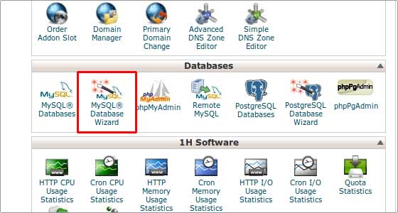 wordpress mysql kurulumu-