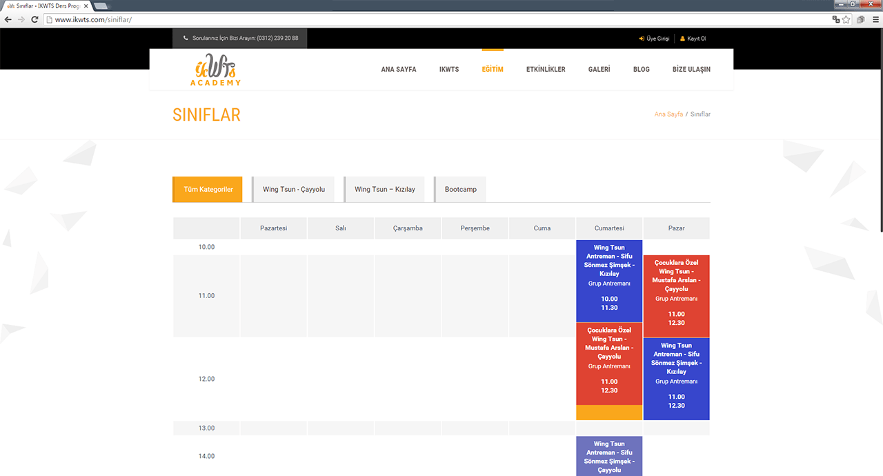IKWTS web sitesi